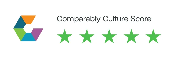 4.9 star rating from Comparably